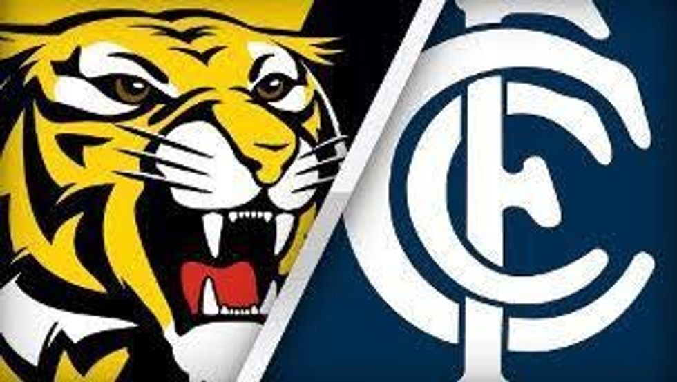 Richmond vs Carlton 2020 Free on AFL