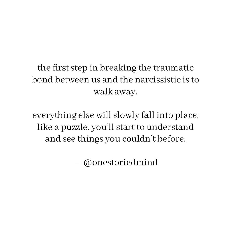 how to repair the traumatic bond of the narcissistic abuse.