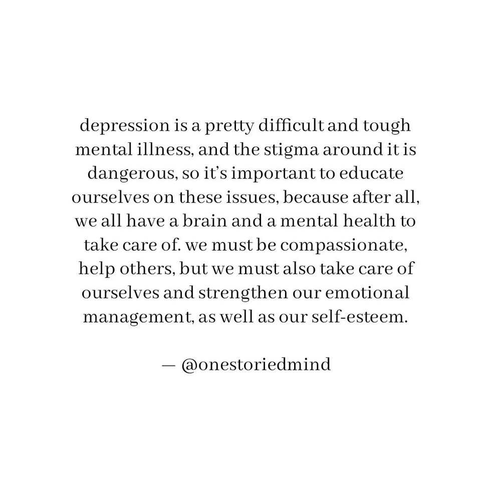 depression was my best friend.