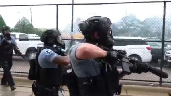 In America, The Police Only Shoot Protesters Who Can't Fire Back, Not Those Armed With Assault Rifles