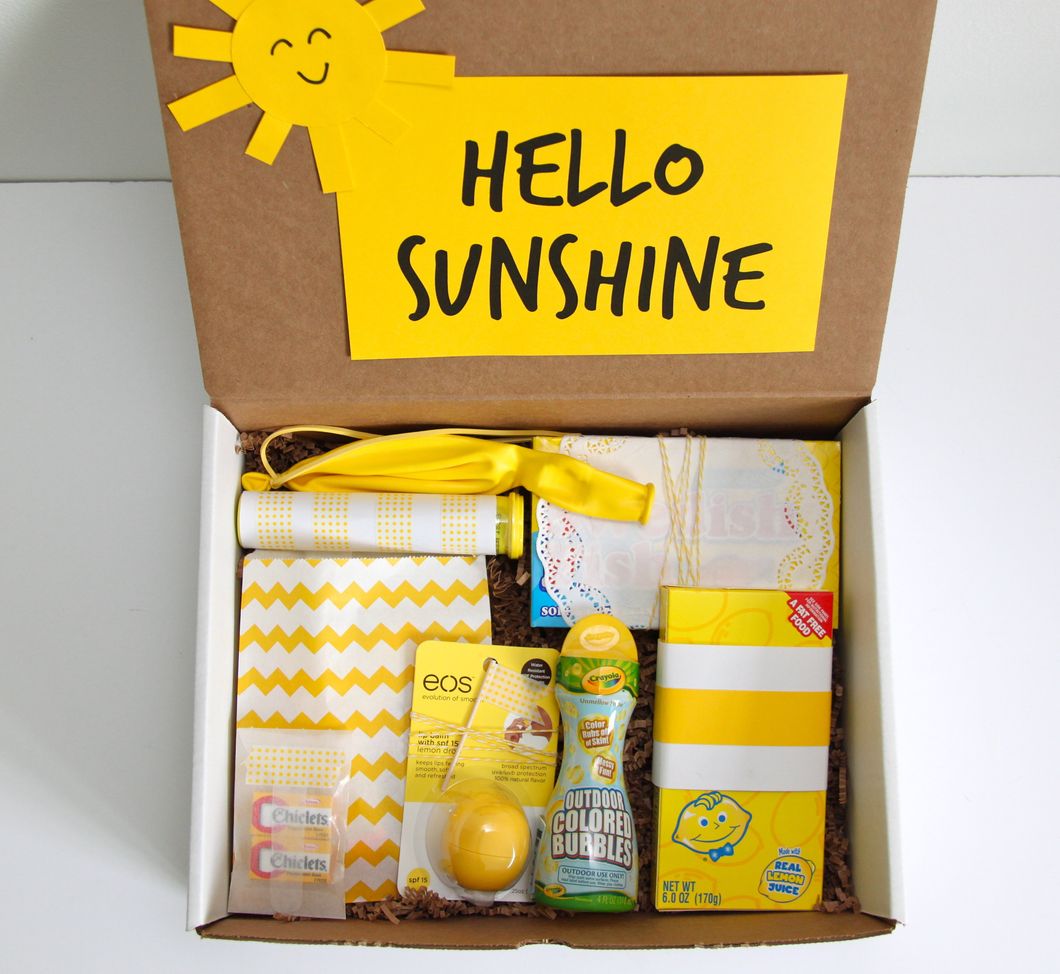 Box Of Sunshine Ideas You Can Send To Anyone