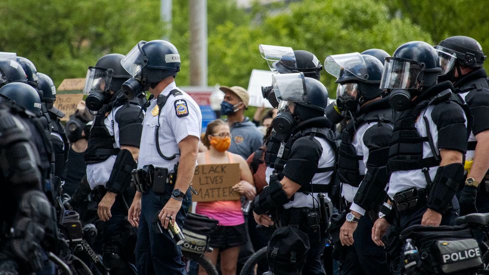The Columbus Police DON'T Stand With Protesters — Even When They March And Kneel With Them