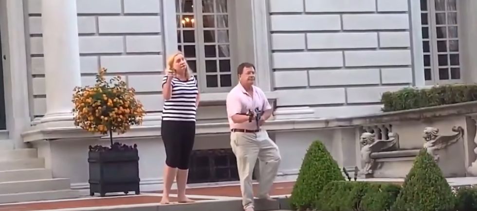 The White St. Louis Couple Pointing Guns AT BLM Protesters Is Why The Marching MUST Go On