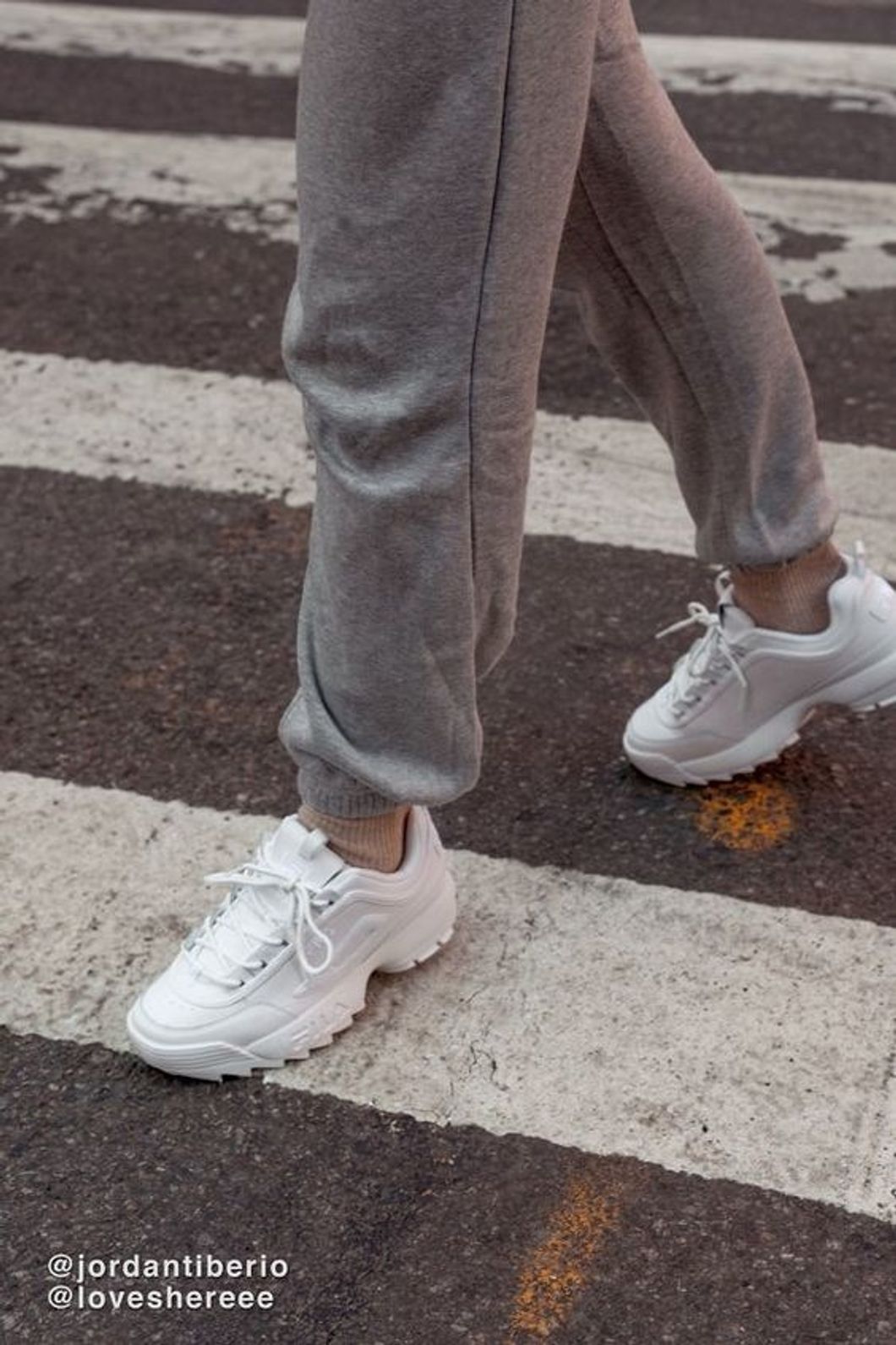 7 Different Ways to Wear Chunky White "Dad Sneakers"