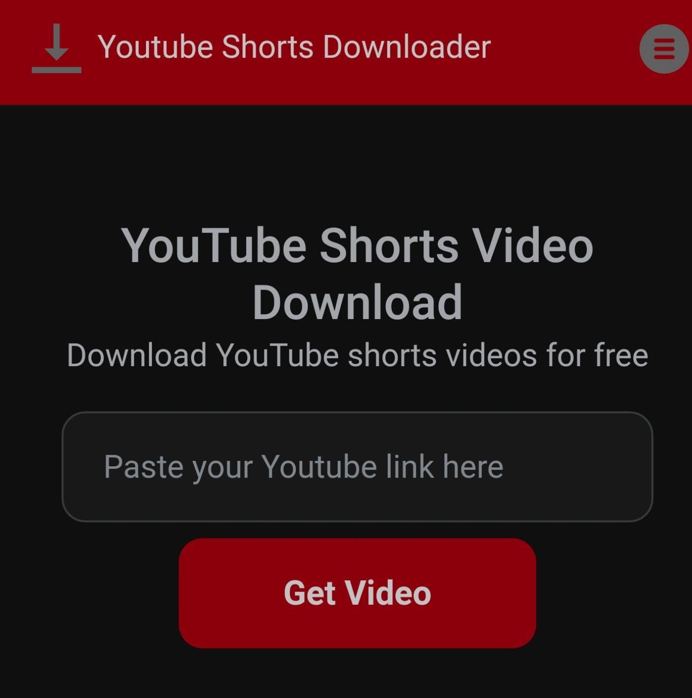 YouTube Shorts Downloader, Download YouTube Shorts in Few Moments