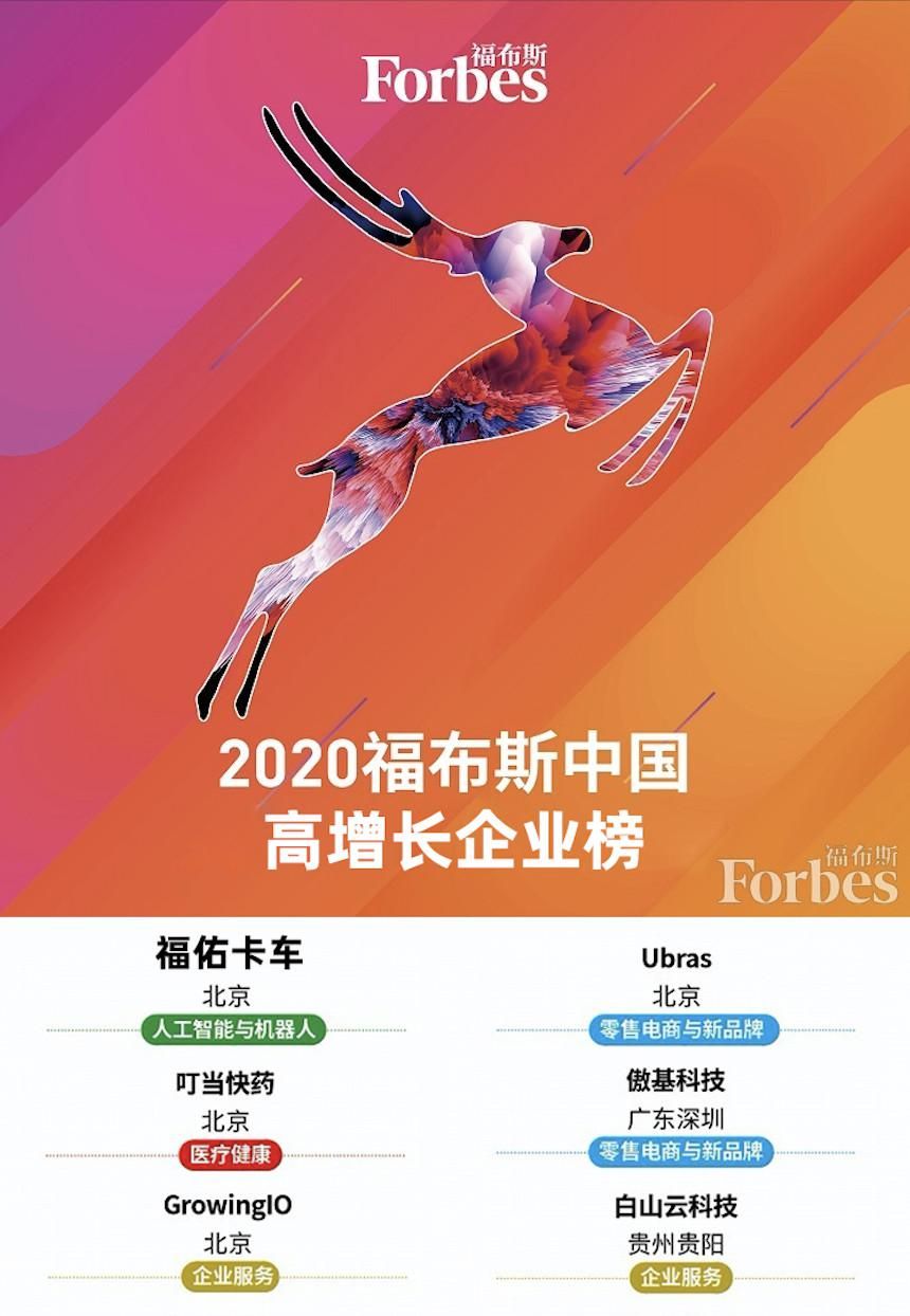 FOR-U Smart Freight Makes Forbes China’s 2020 High Growth Company List