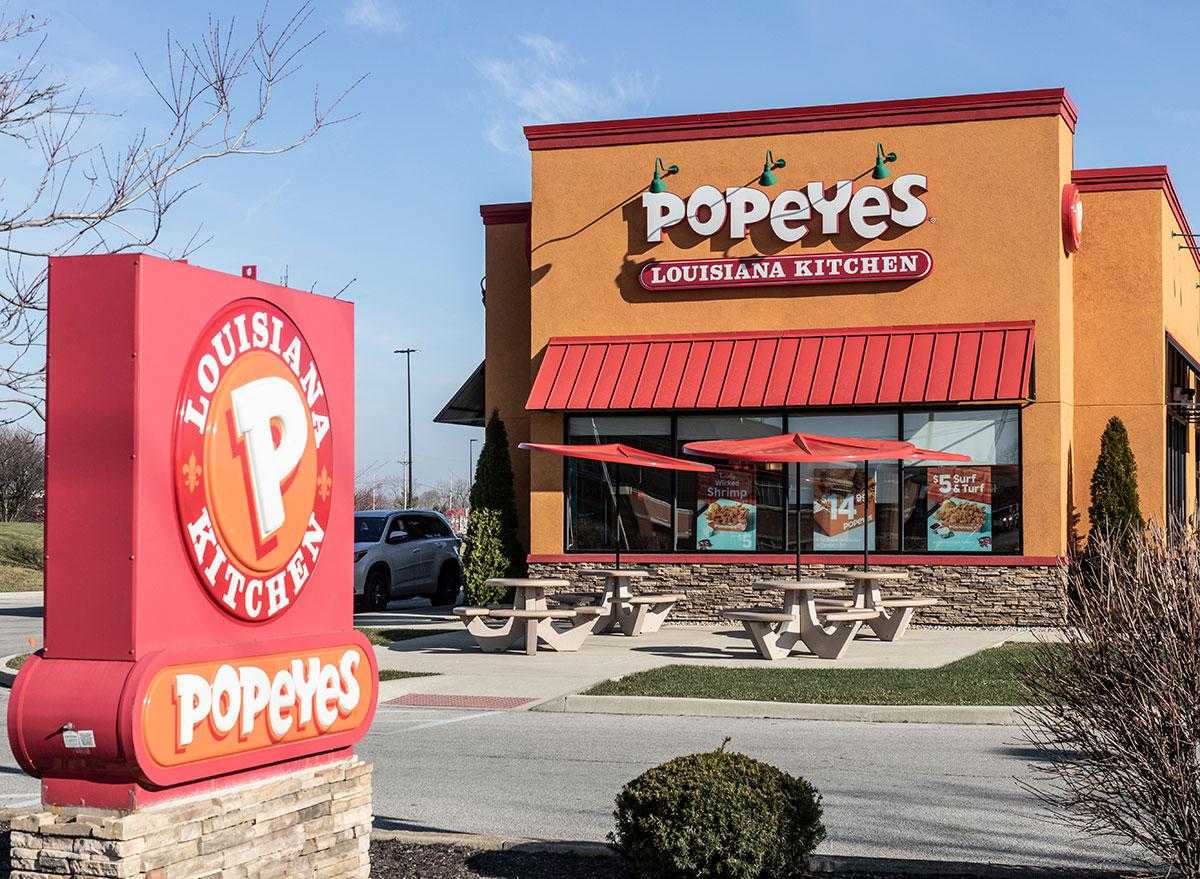 Popeyes Menu with Prices