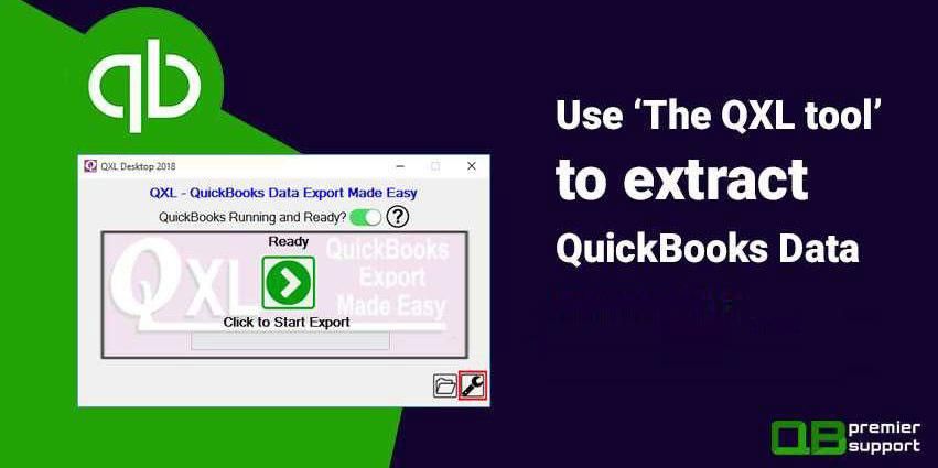 The QXL tool to extract QuickBooks Data
