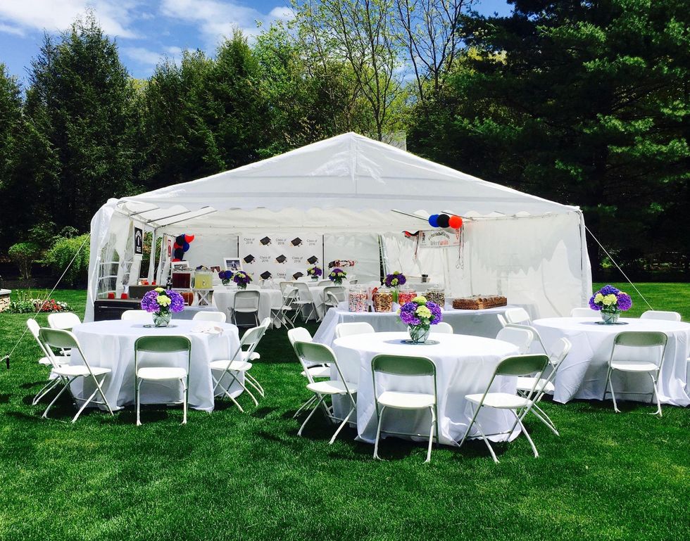 Rental Of Tents, Tables, Chairs, Tableware And Tablecloths