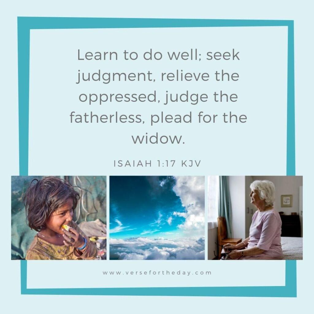 Isaiah 1:17 Reflection