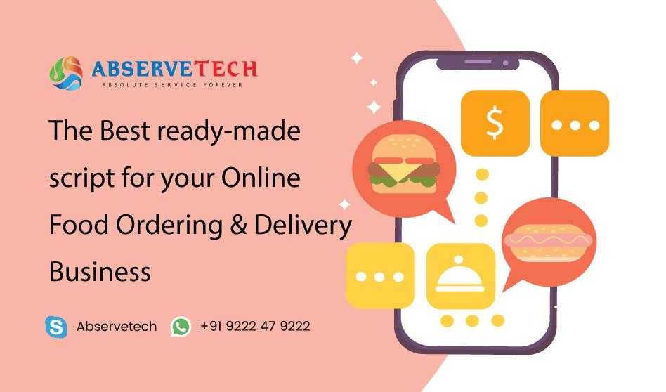 Online Food Ordering And Delivery Script
