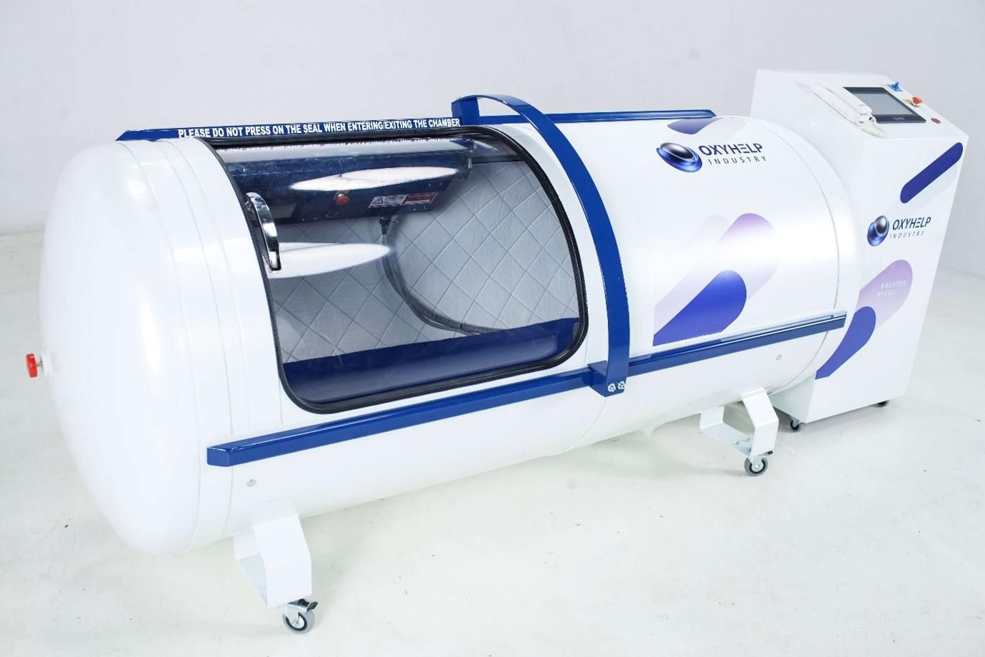 What are the benefits of hyperbaric oxygen intake during major exercise sessions