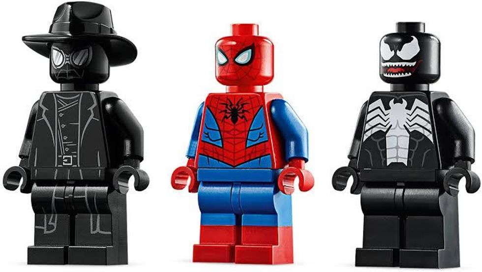 lego spider man noir minifigure