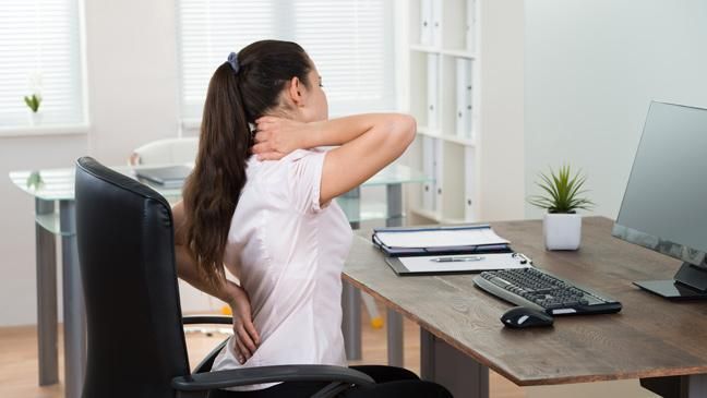 Back and neck pains when you work from home