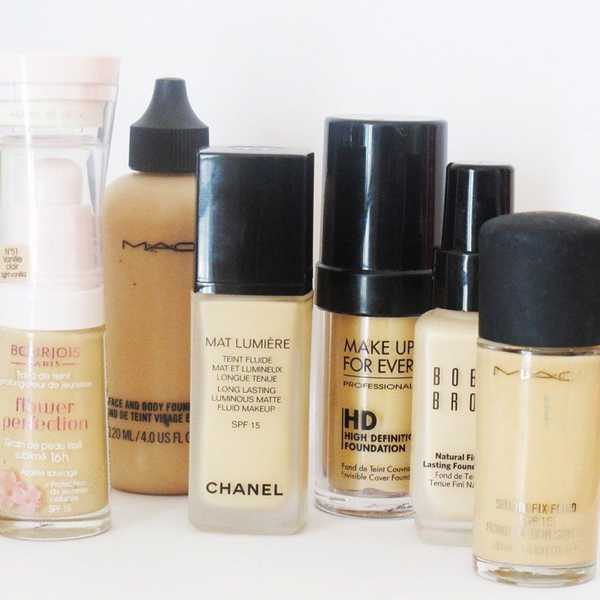 Top 5 Makeup Foundations