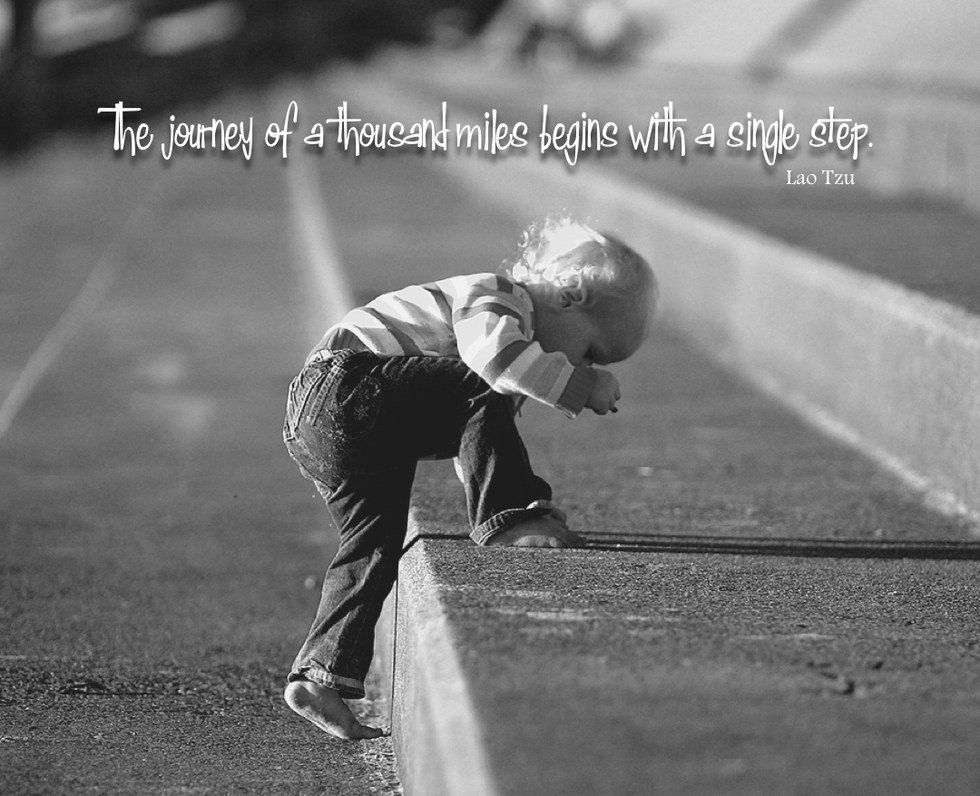 Taking The First Step Is The Hardest Part