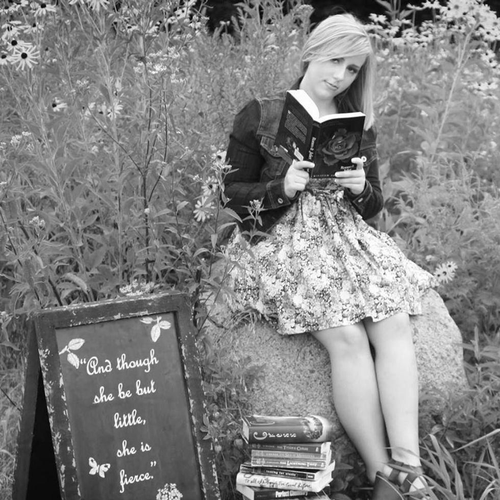 To The Girl Hiding Behind The Book