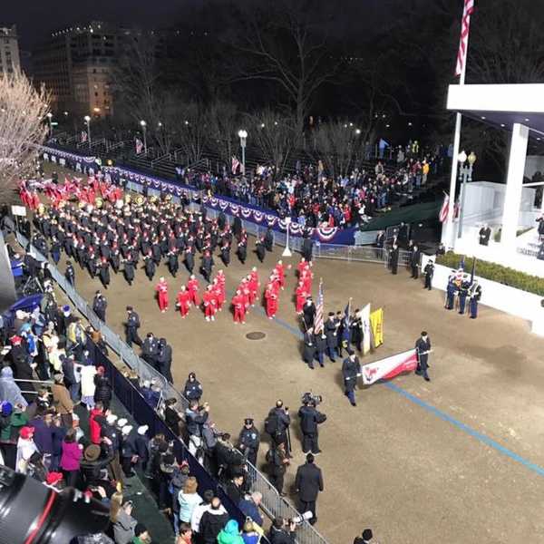 Marching With The Red Foxes Down Pennsylvania Avenue