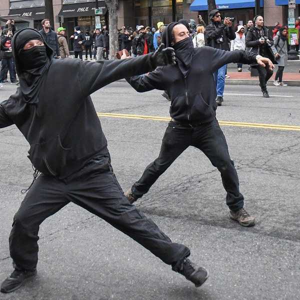 Violent Protests Emerge During President Trump's Inauguration