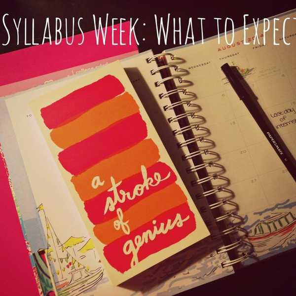 Welcome Back Syllabus Week