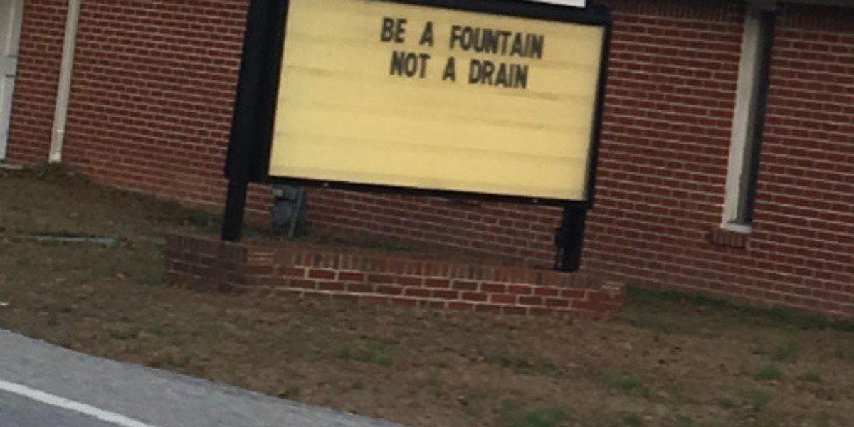 Be A Fountain, Not A Drain | The Odyssey Online