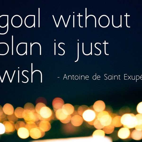 New Years Goals, not resolutions.