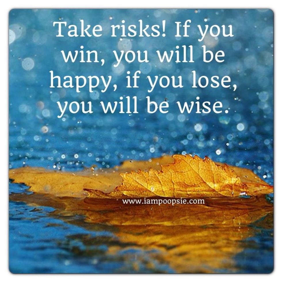 Life Is A Giant Risk