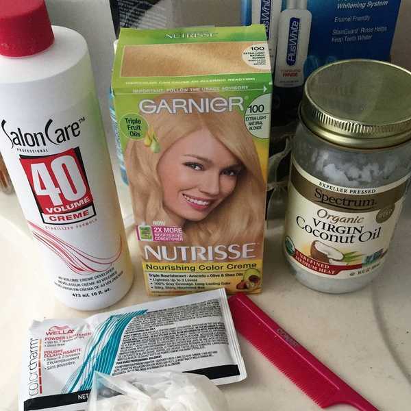 How To Bleach Your Hair Using The Coconut Oil Method