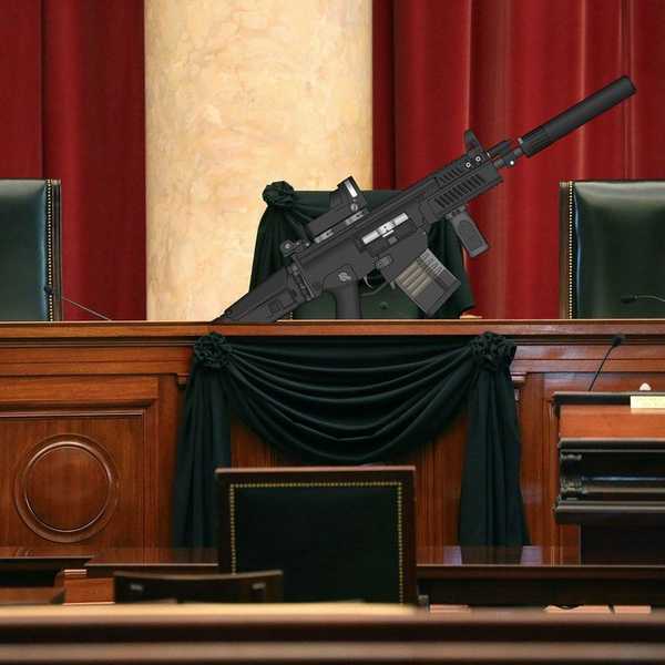 Trump Fills Supreme Court Vacancy With Fully Loaded Assault Rifle