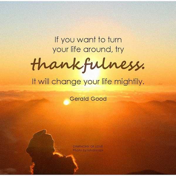 Thankfulness