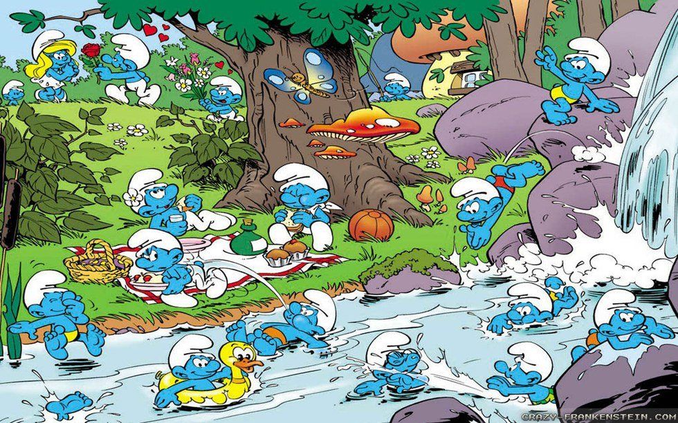 The Smurfs Take Over The White House