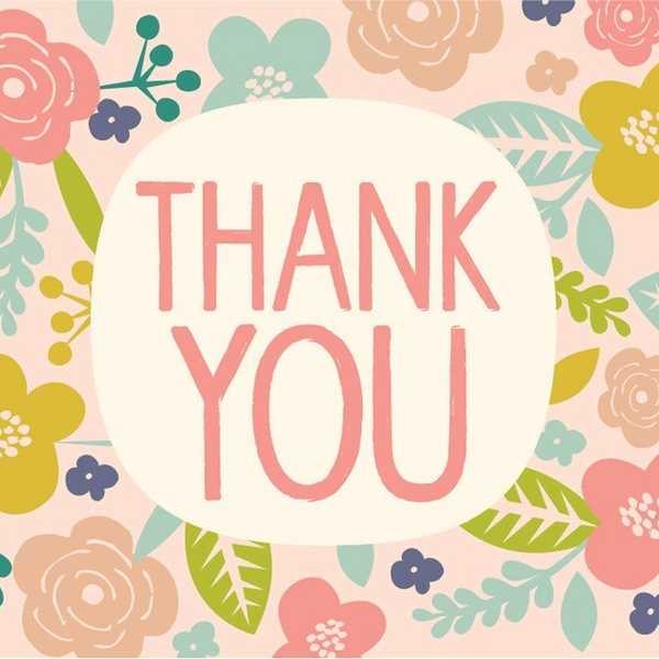 Giving Much Need Thanks