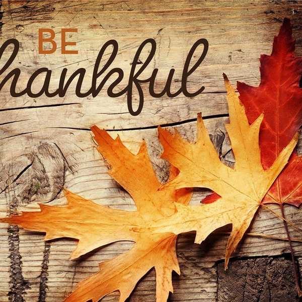Little Things To Be Thankful For