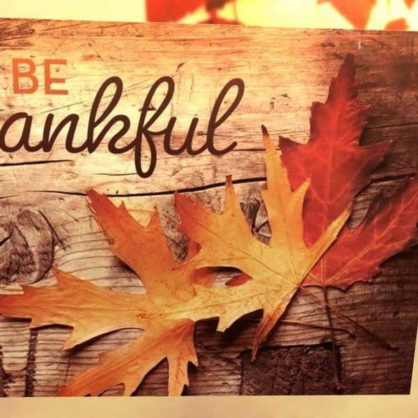 Why We Should All Have Something to Be Thankful For