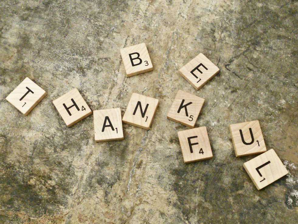 Let’s Be Thankful Every Day, Not Just The Fourth Thursday In November