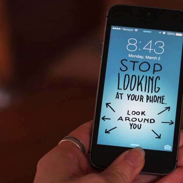 Snap Back Into Reality: Put The Phones Down