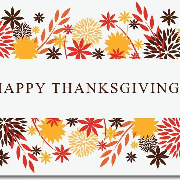 A List Of Things I'm Thankful For