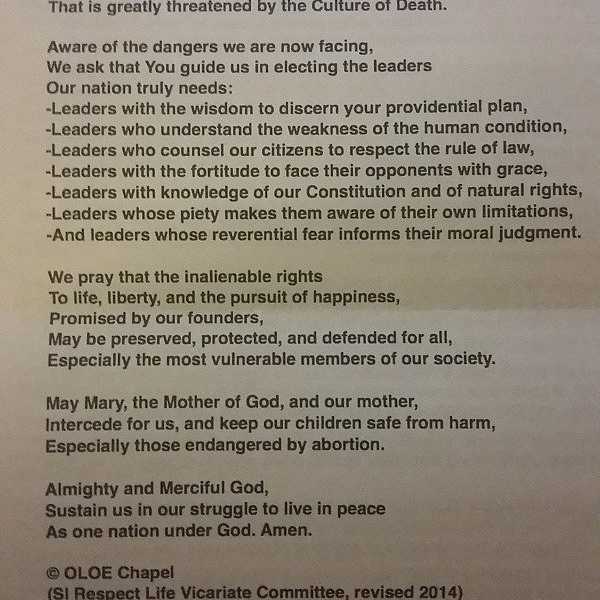 For the Christian Voter