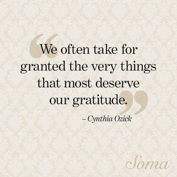 Four Things That We Take For Granted - Without Even Knowing It
