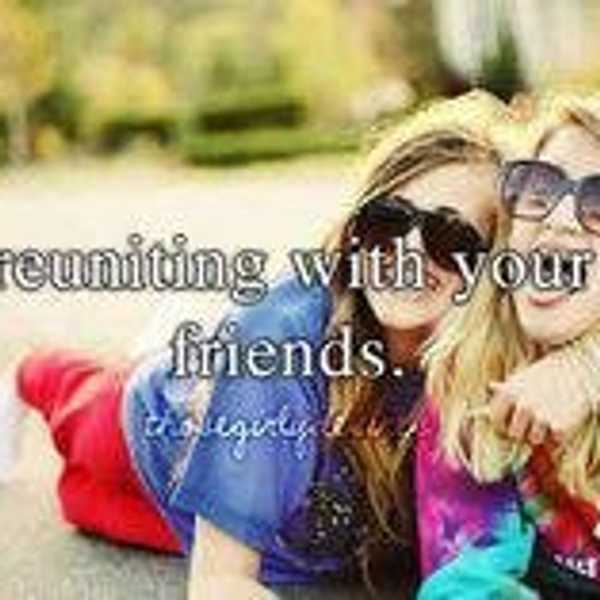 Reuniting With Your Best Friends