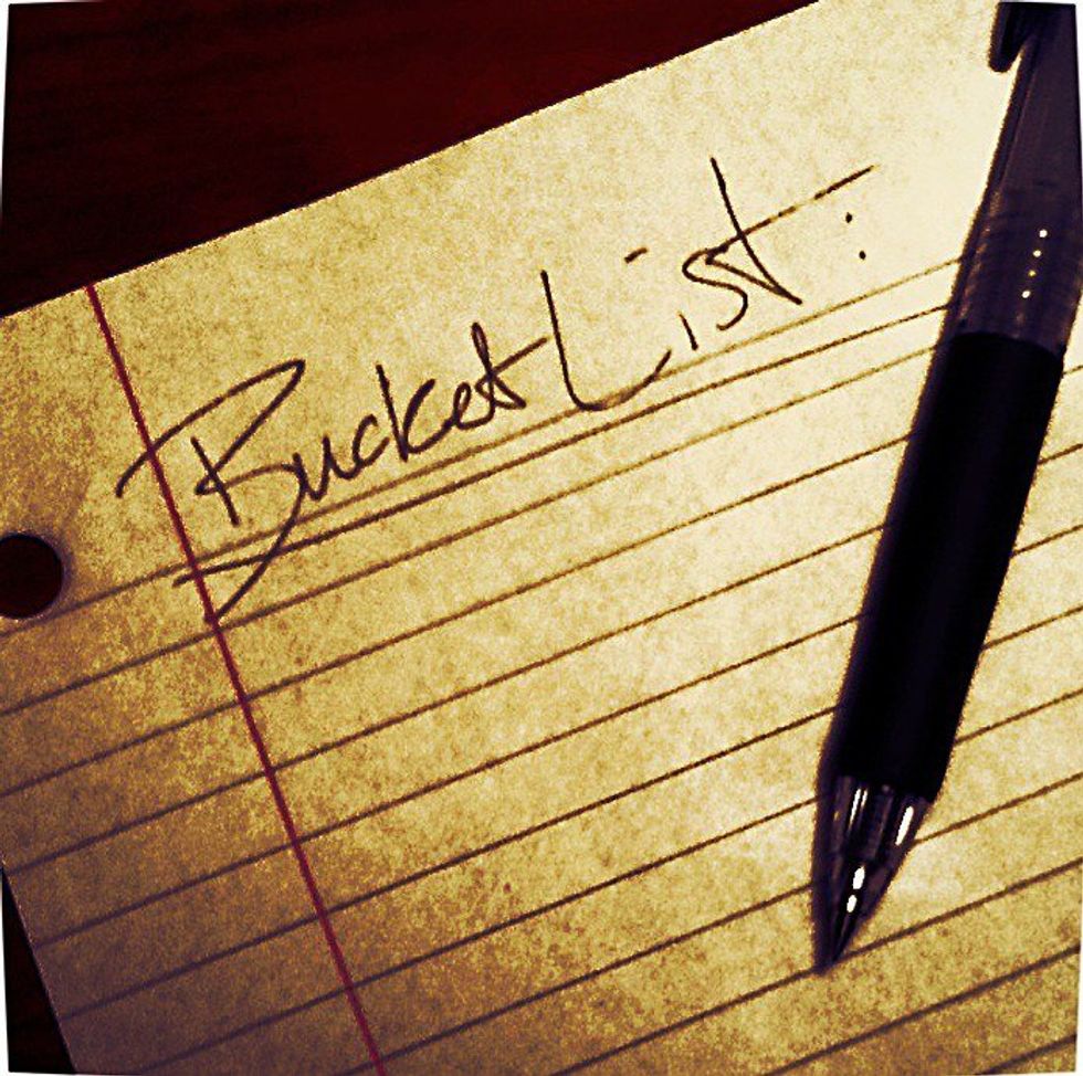 10 Things On My Bucket List