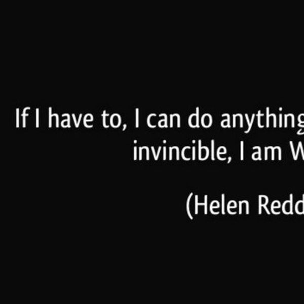 I Am Woman, Hear Me Roar