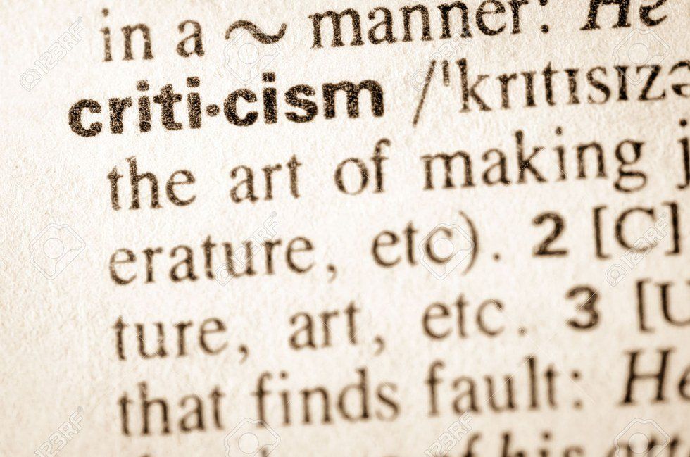 An Apology For Criticism