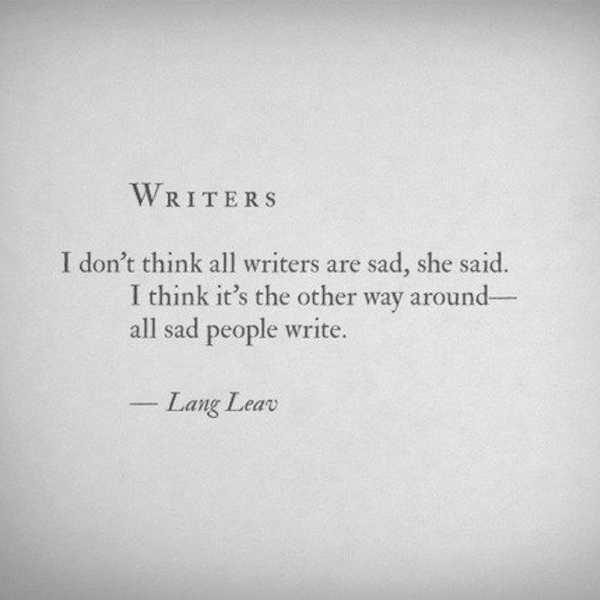 Writing When You Are Depressed