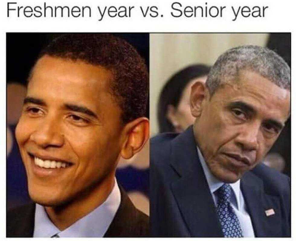 Freshman Year Vs. Senior Year Thoughts Of College