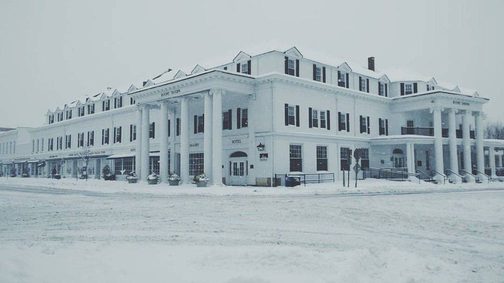 My first encounter with snow