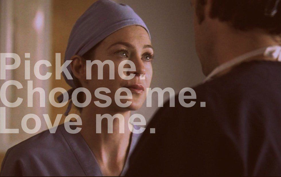 I Don't Want A 'Pick Me, Choose Me' Kind Of Love