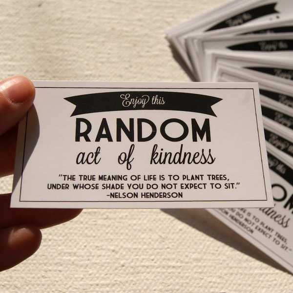 Random Acts Of Kindness
