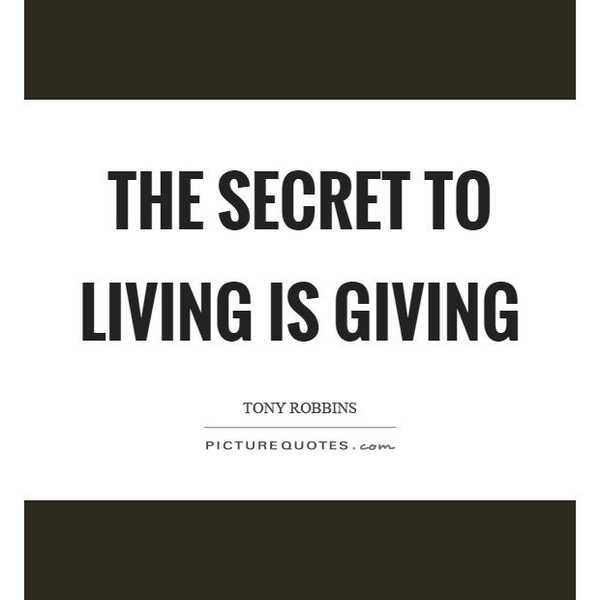 The Power of Giving