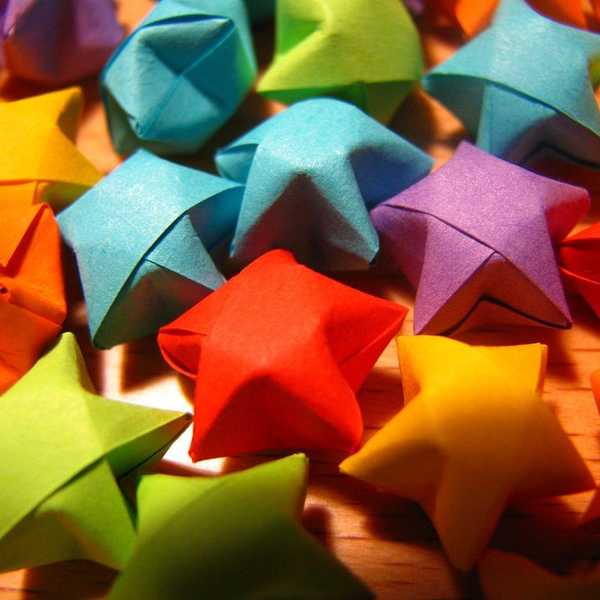 Paper Stars With A Little Luck